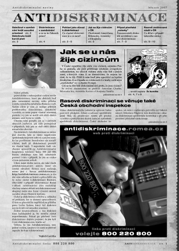 Antidiskriminační noviny - příloha časopisu Romano voďi 3/2007